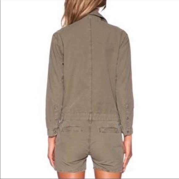J Brand Avery Utility Romper Jumpsuit Shorts Onesie - XS - Picture 2 of 8